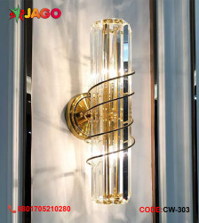 K9 Crystal Wall Lamp (Antique Brass)Pre- Order Min. 6 Pieces(For Booking & Update Price Call : 01705210280 /  Delivery Time 25-45 Days) CW-303