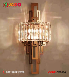 K9 Crystal Wall Lamp (Antique Brass)Pre- Order Min. 6 Pieces(For Booking & Update Price Call : 01705210280 /  Delivery Time 25-45 Days) CW-304