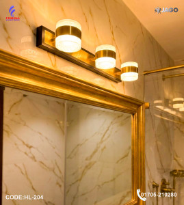 Movable 3-Color LED Mirror Light Fixture – Perfect for Living Room, Bedroom & Hallway | Ideal for Mirrors & Paintings|HL-204