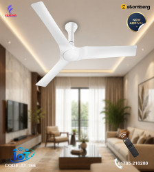 Atomberg Aris Gladius Smart 1200mm BLDC Ceiling Fan with IoT & Remote Control (Marble White) | AT-166 | Femina Lightings Bangladesh
