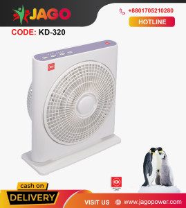 KDK 12" Box Fan (ST30H White) | High Performance Table & Box Fan | Femina Lightings Bangladesh|KD-320